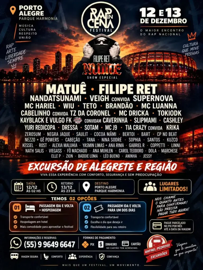 Rap In Cena 2026 — Porto Alegre